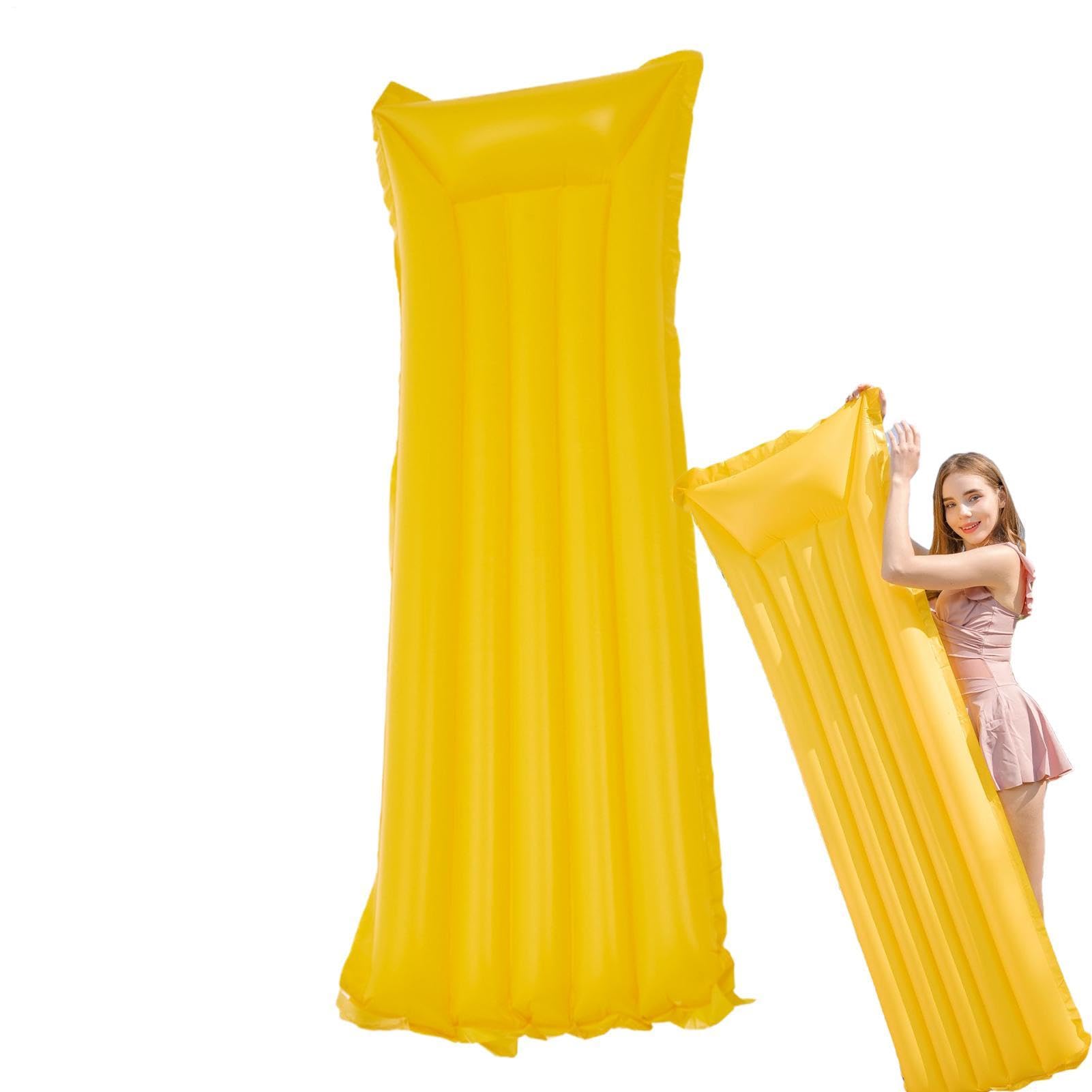 Pool Rafts and Floats for Adults Sunbathing Inflatable Water Lounge Raft