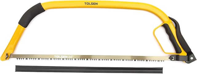 Tolsen Heavy Duty Hand Bow Saw 610mm 24 Inch Cutting Blade Tool Woodwork
