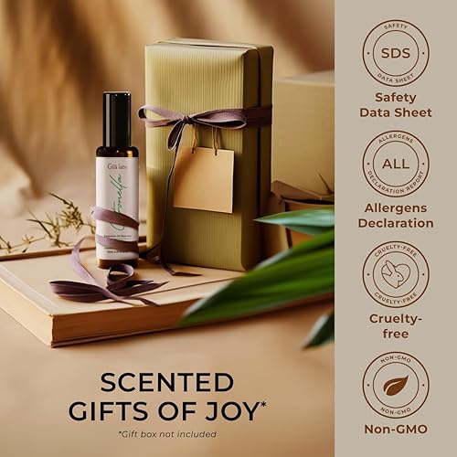 Miniatura 54 de Gya Labs Aceite esencial de sándalo roll-on para calmar la esencia en cualquier lugar, cuidado de la piel y aroma cautivador tanto para mujeres como