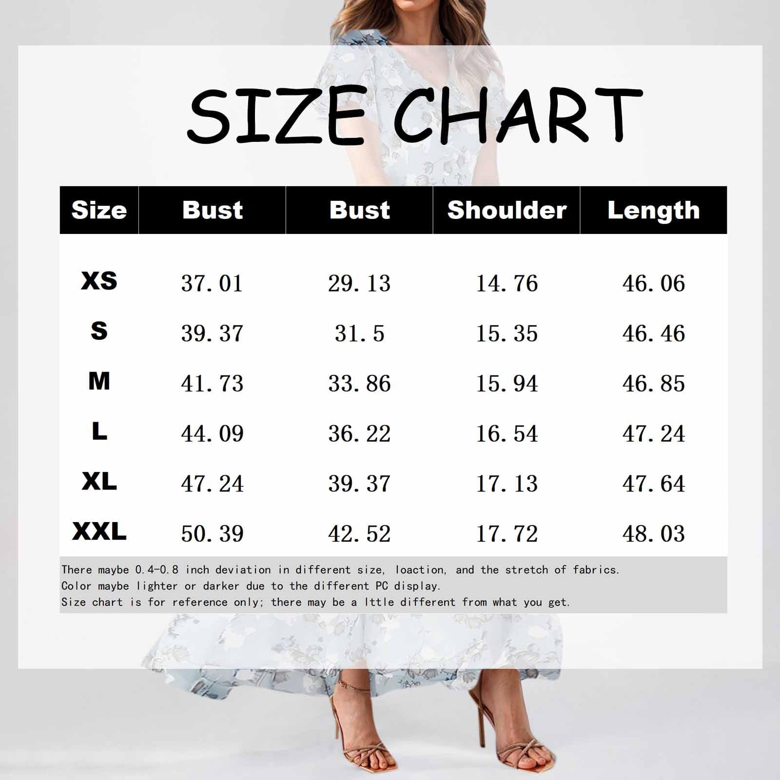 Vestito Bianco Donna, Vestito Estivo Donna Lungo, Abito Lungo da Donne Casual con Stampa Floreale Scollo A V Maniche Corte Linea Ad A Fluida Elegante Prendisole Leggero Abito