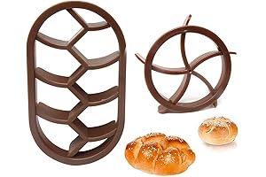 Kaiser Roll Stamp (2-Pack): Shaping Bread Dough with Culinary Precision