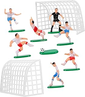 Alipis Football Player Cake Decorations Exquisite Miniature Football Player Status for Boys and Girls Birthday Party