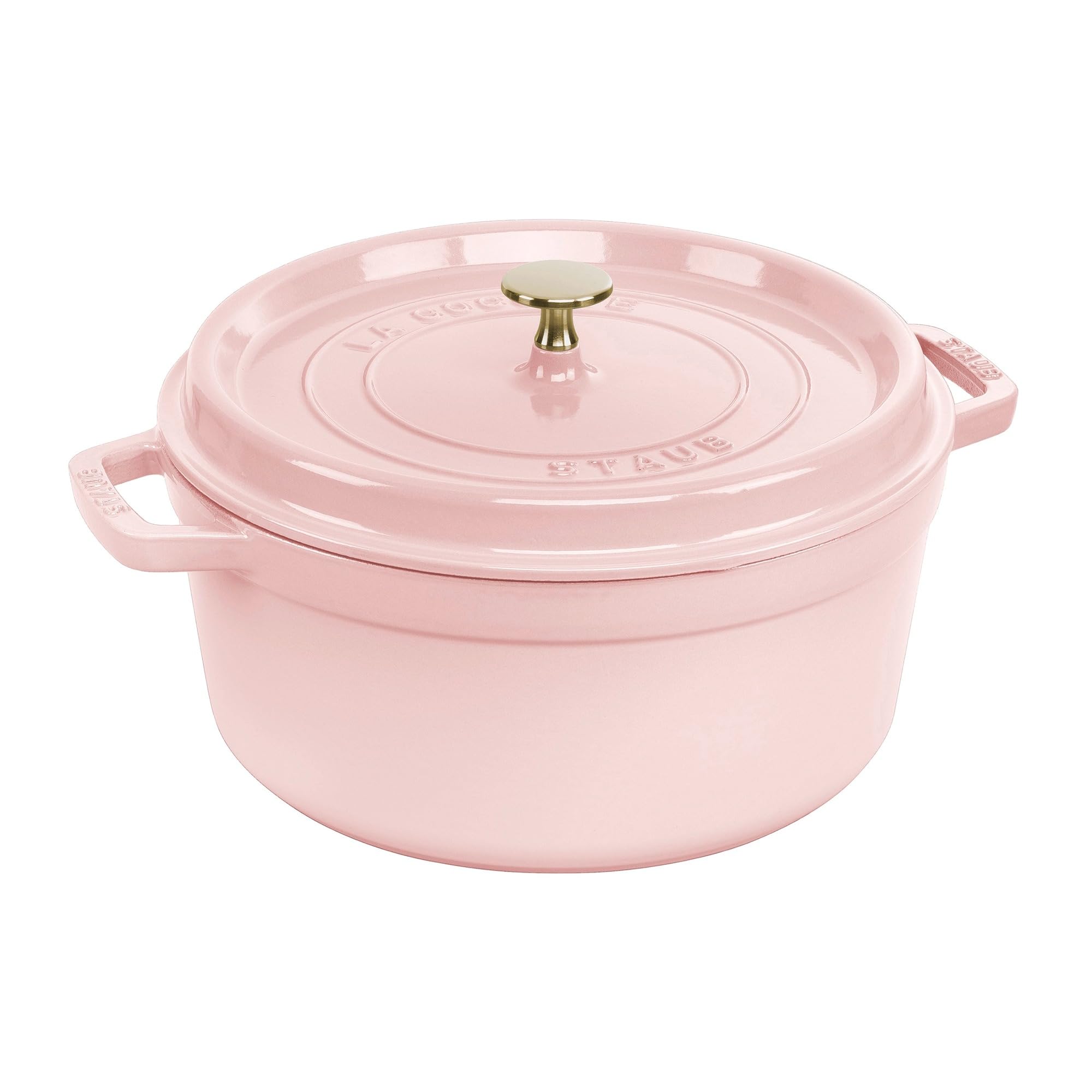 Amazon.com: Staub Cast Iron Round Cocotte 7-quart-Peony Pink: Home