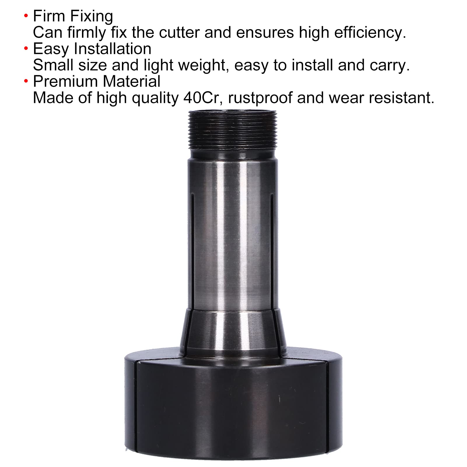 Outil de Chuck Collet, Support de Poulet en Métal Collet 5C, Structure Robuste, 40cr, Coupeurs de Serrage sur le, pour la Machine à, Collets (Diamètre de la tête 2") (Diamètre de la tête 3")
