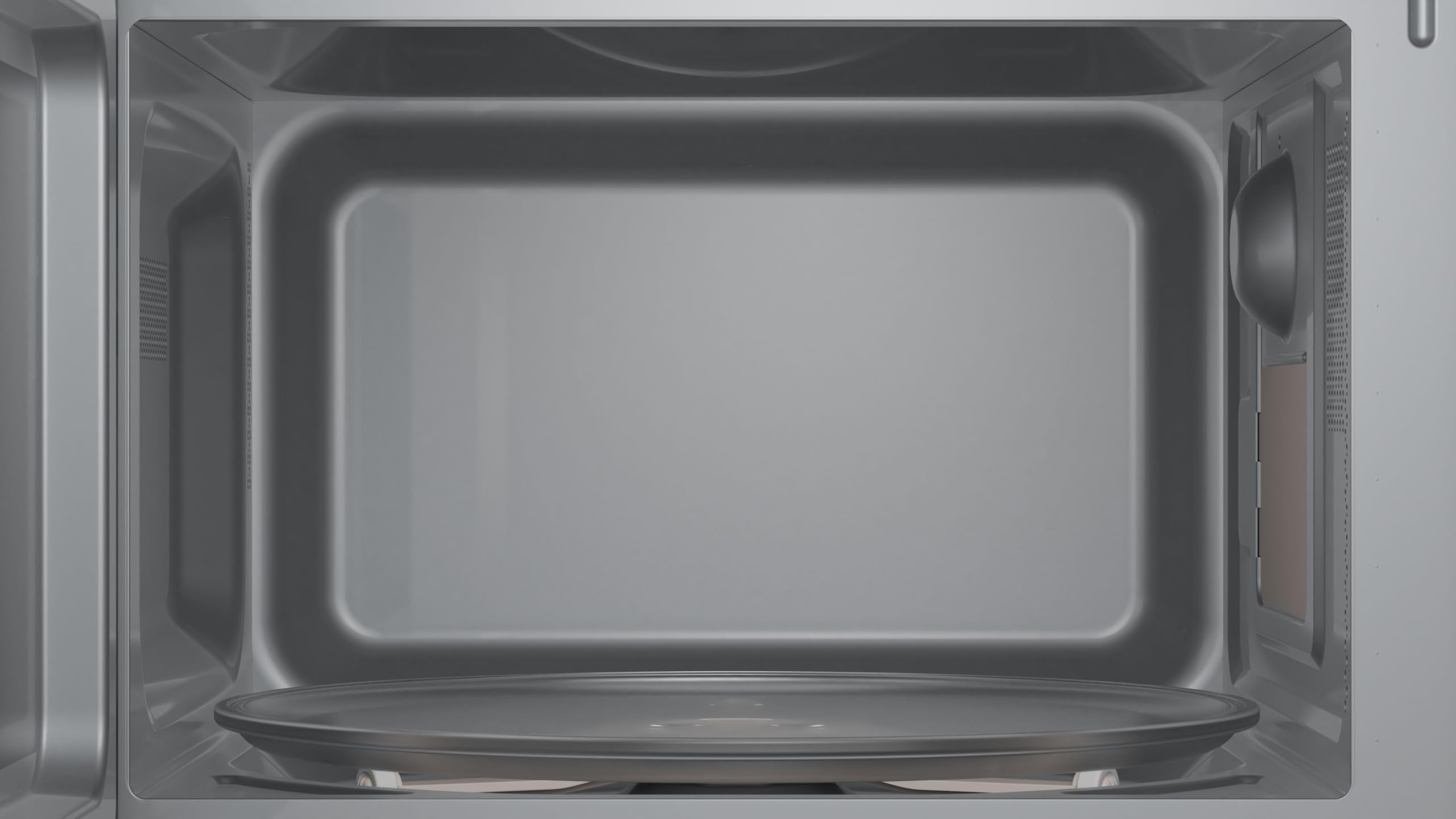 Serie 2, Microonde da incasso, Con display digitale, Illuminazione LED, Sistema automatico di pulizia, Nero