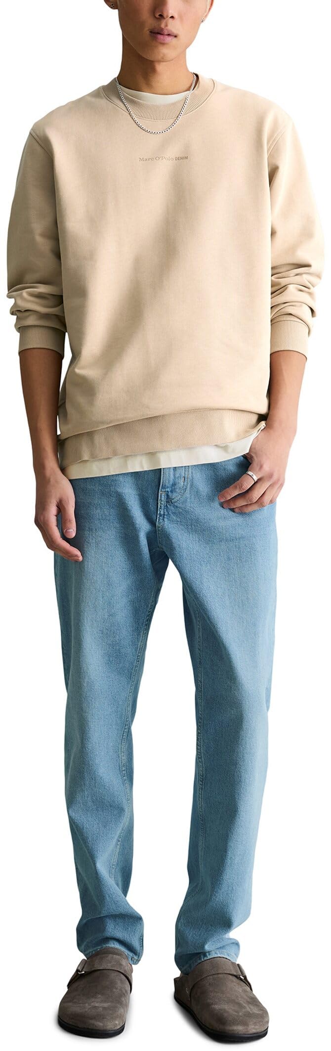 Marc OߴPolo Denim Herren Sweatshirt aus Bio-Baumwolle mit Logo