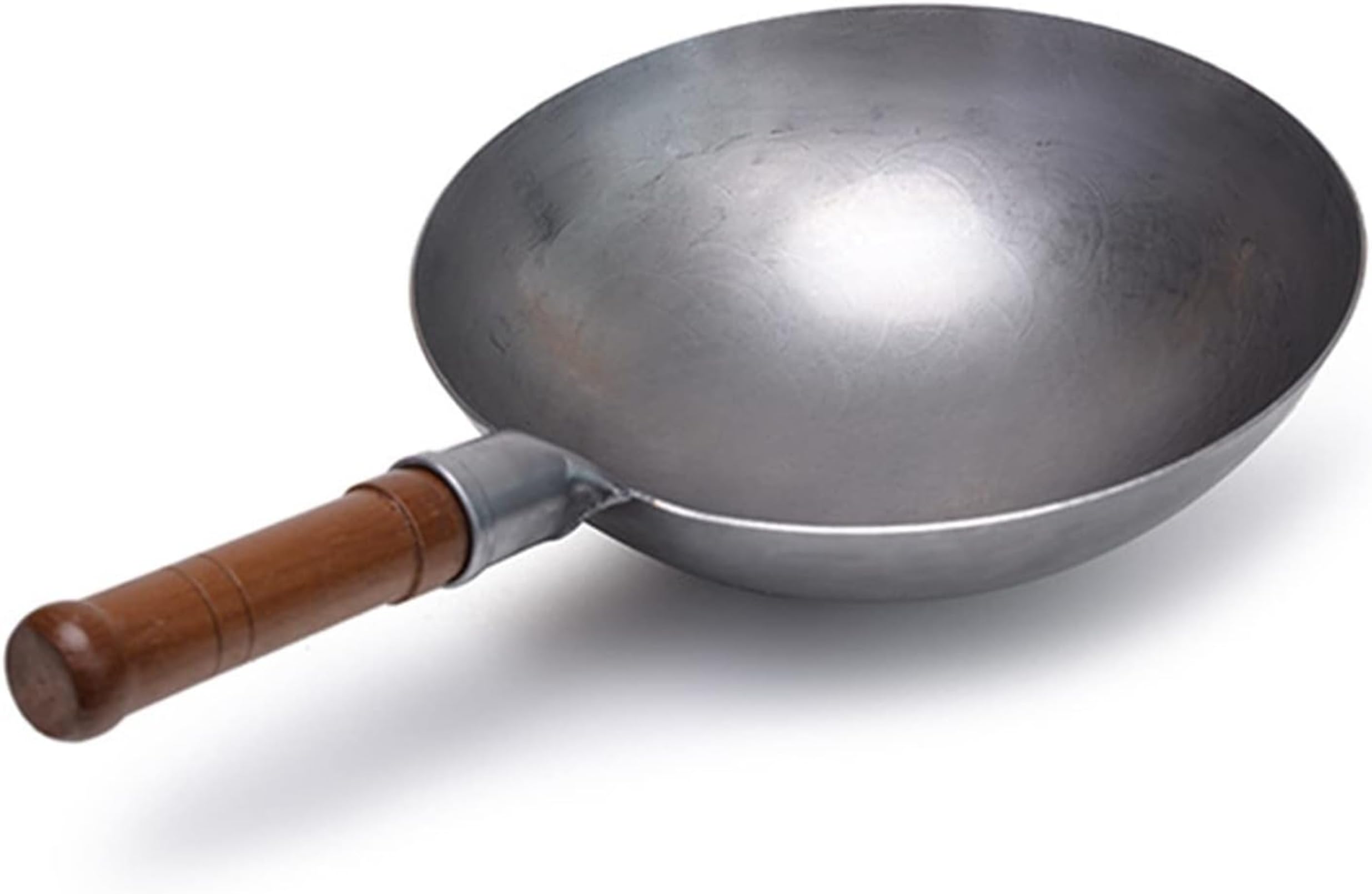 鉄製 中華鍋 木製ハンドル フライ返し付き Amazon | 中華鍋 片手 30-40cm フライパン 鉄製 炒め鍋 フライ返し付き