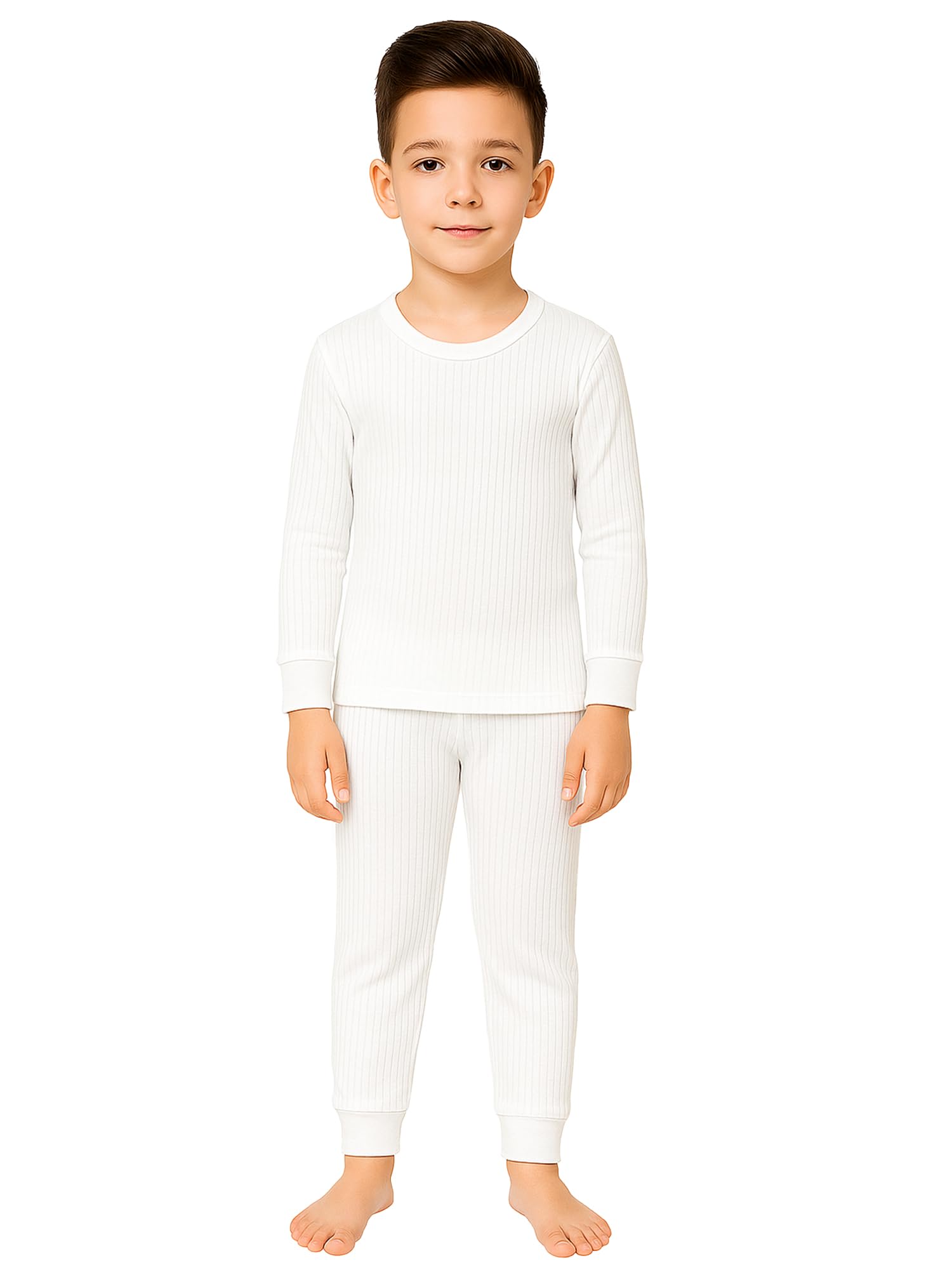 bodycare Unisex Thermal Sets Round Neck Full Sleeves Upper & Lower Pack of 1-picture-53