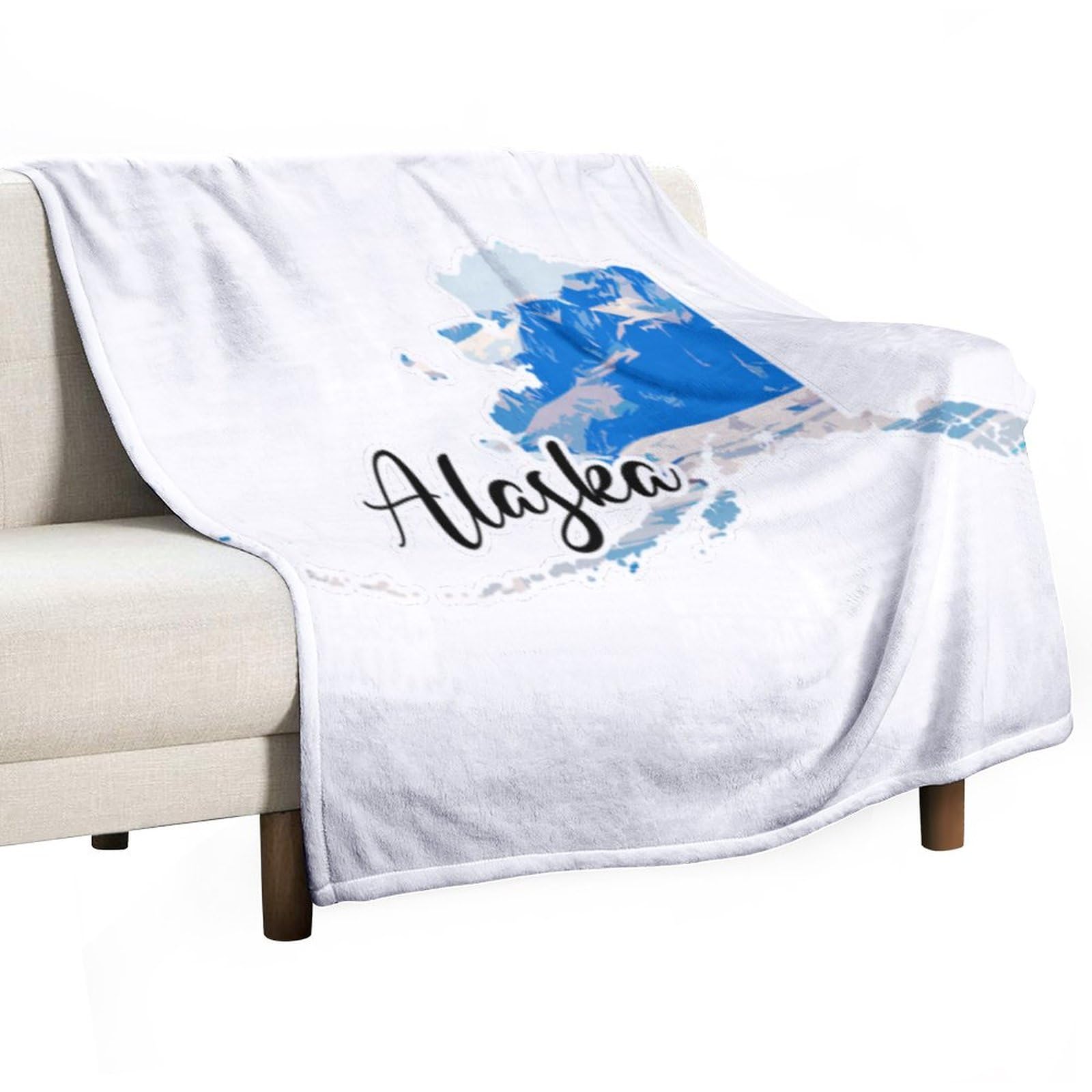 Couverture polaire Alaska esthétique et douce pour intérieur élégant
