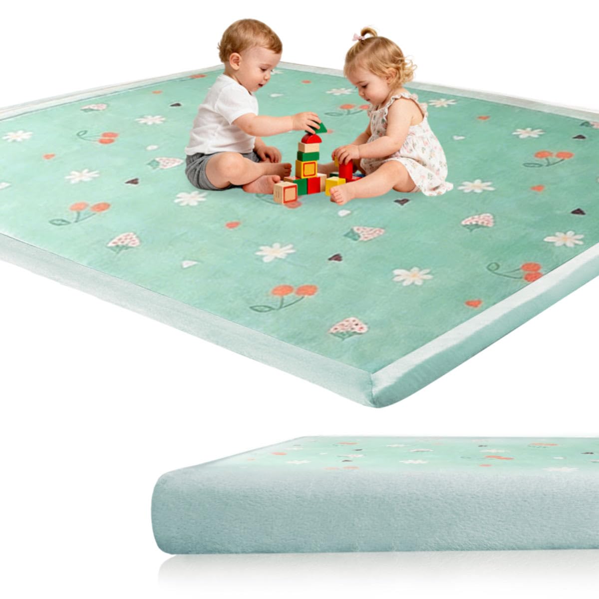 Speelmat voor Baby, Kruipmat voor Baby met Traagschuim en Antislip Onderkant, 3 cm dikke Speelkleed voor Baby, Speelmat voor Kinderen, Baby's, Peuters en Pasgeborenen 190 x 300 cm Speelmat voor Baby, Kruipmat voor Baby met Traagschuim en Antislip Onderkant, 3 cm dikke Speelkleed voor Baby, Speelmat voor Kinderen, Baby's, Peuters en Pasgeborenen 190 x 300 cm