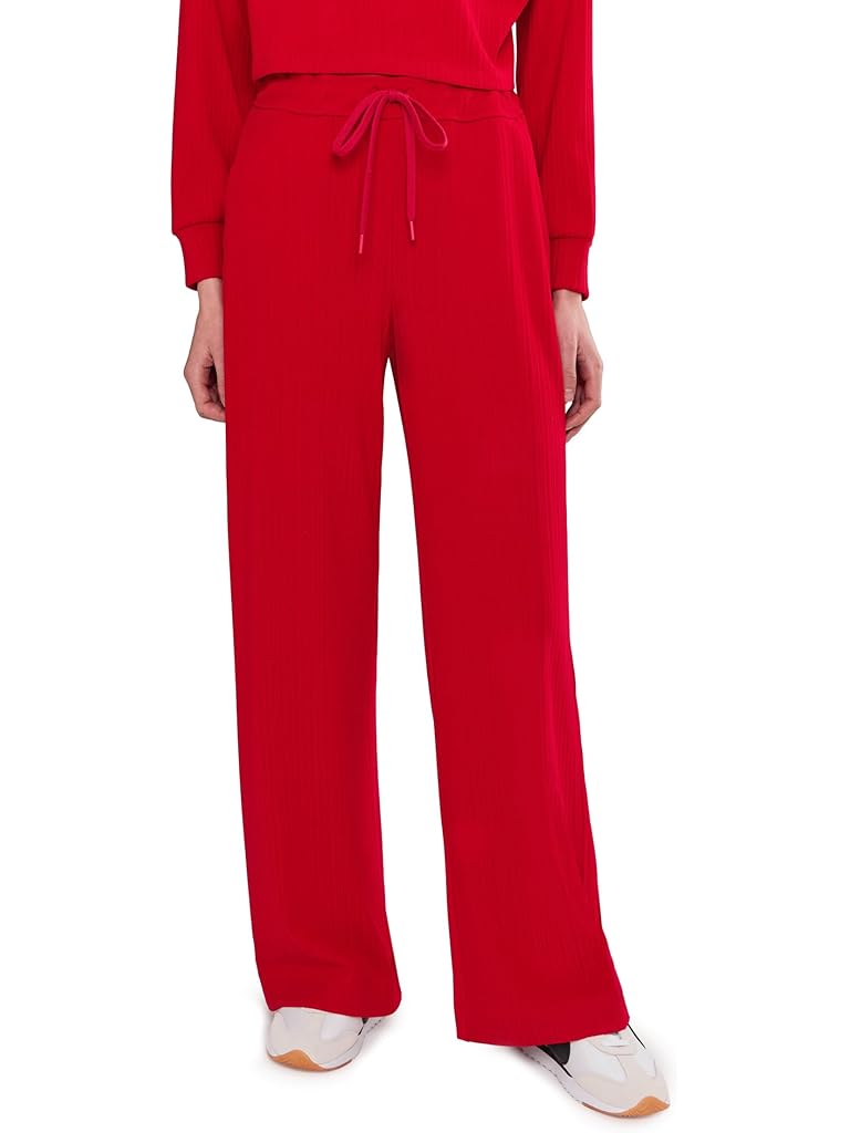 Red Beyond Yoga Breathe Easy Pants