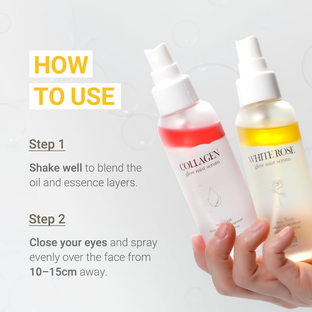 Amazon.com: tenzero White Rose Glow Mist Serum 3.38 fl oz (100 ml),  Hydrating, Anti Wrinkle, Antioxidant, Brightening Face Mist, Daily  Moisturizer, Lightweight, for All Skin Types with Collagen, Glutathione :  Beauty &
