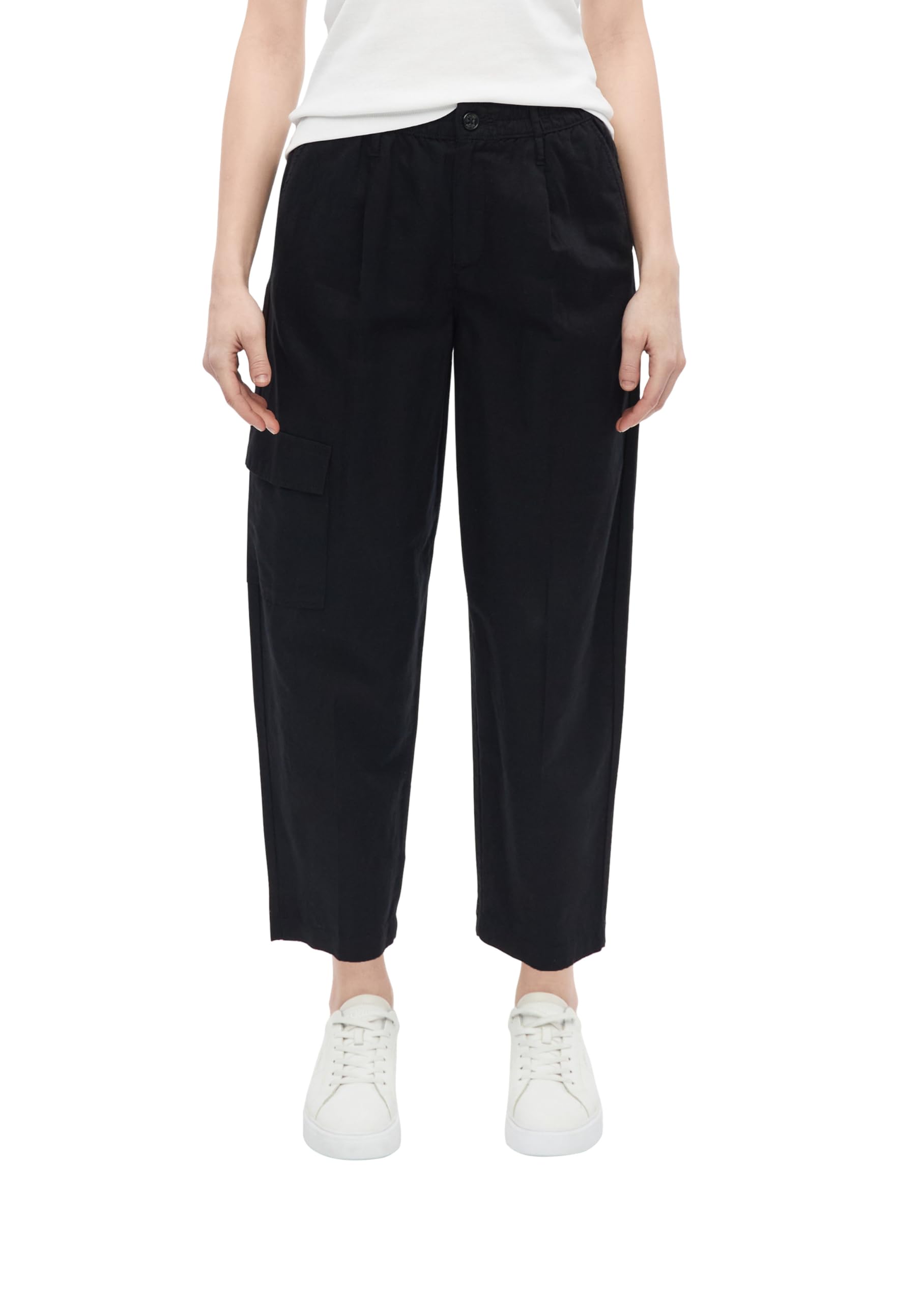 s.Oliver Linen Mix Ankle Trousers
