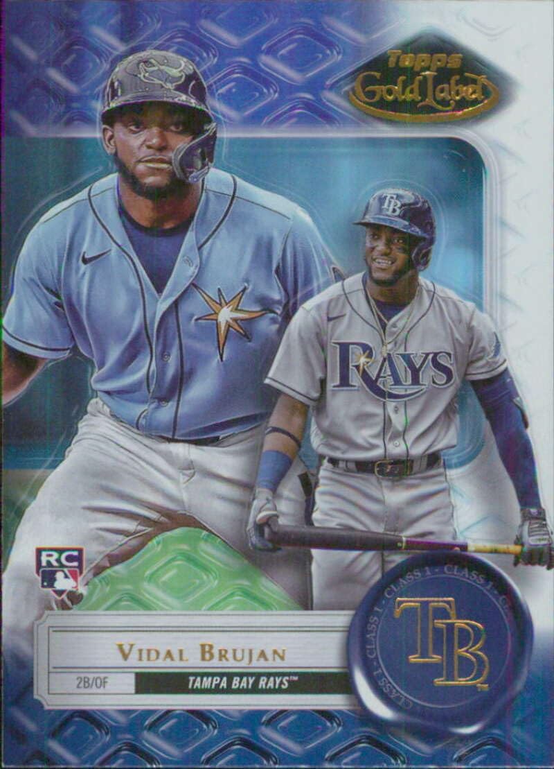 2022 Topps Gold Label Class 1#100 Vidal Brujan Tampa Bay Rays Rookie Baseball Card – GotBaseballCards