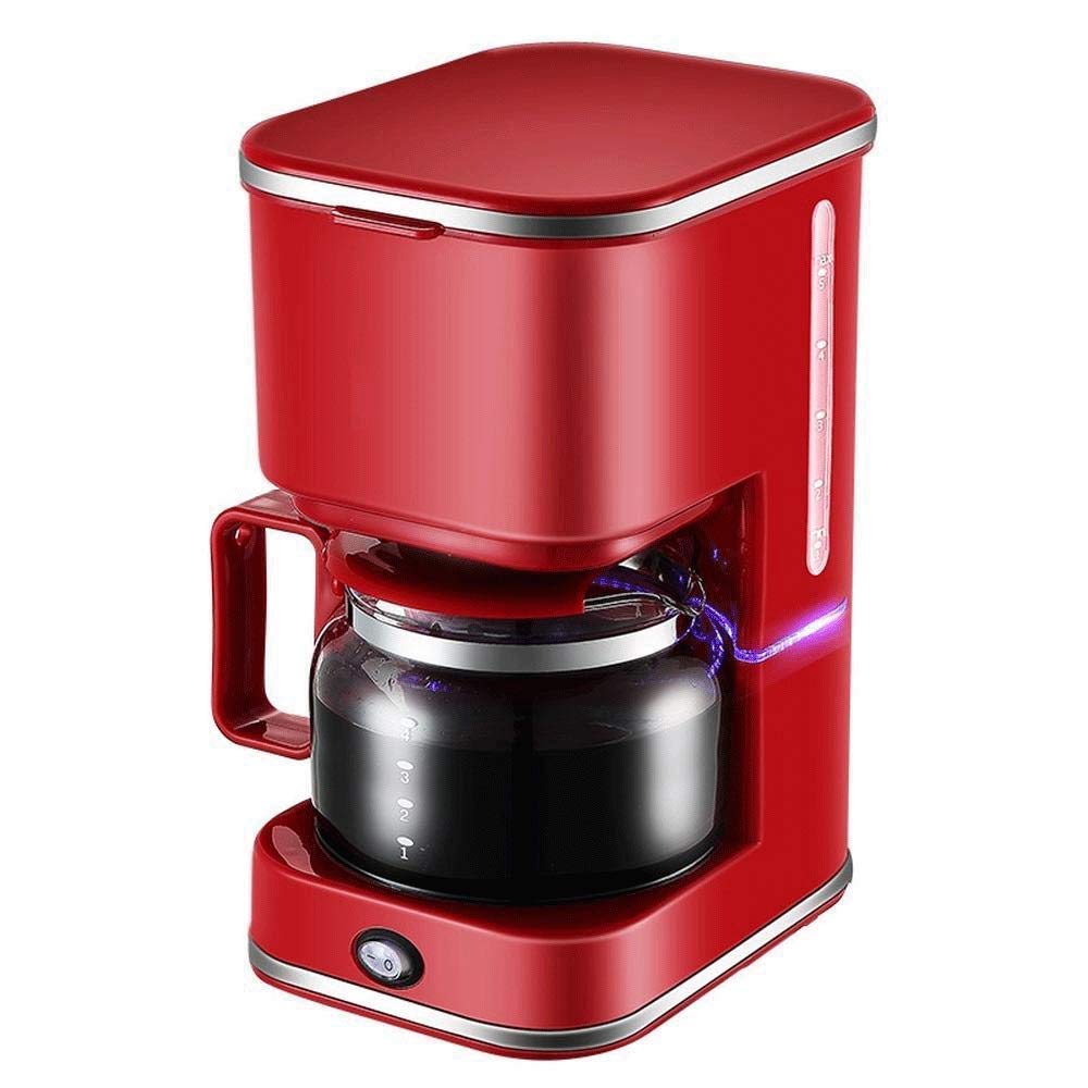 SOVORM Macchine per la caffettiera Macchina da caffè per macinatura completamente automatica da ufficio a casa Macchina per caffè espresso (rosso) The New