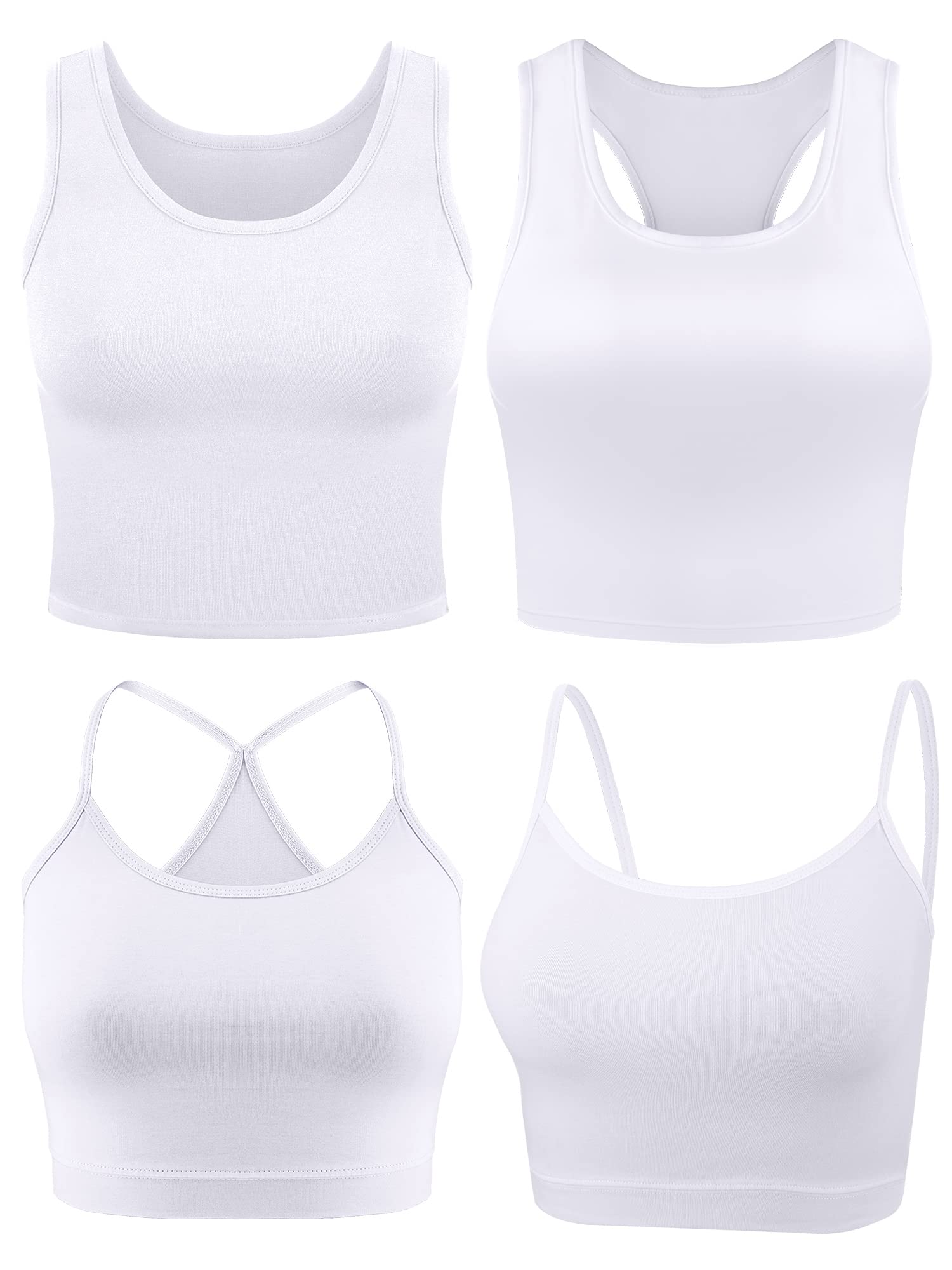 Boao 4 Stücke Crop Tank Top