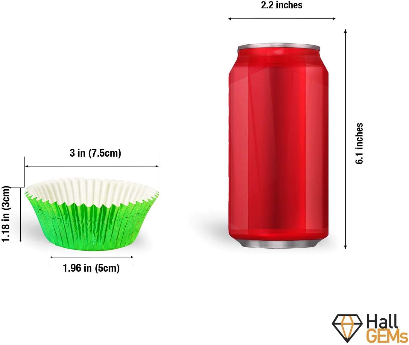 Metallic Wrappers Muffin Paper Cases For Party 100 Pcs Foil Cupcake Liners Standard Baking Cups Black Birthday And Wedding Bakeware Cooking Dining Cate Org