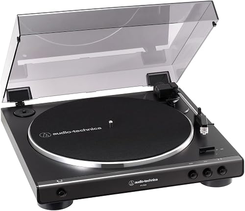 Audio-Technica LP60XBK Platine Vinyle Stéréo à Entraînement par Courroie, Entièrement Automatique Noir - 3