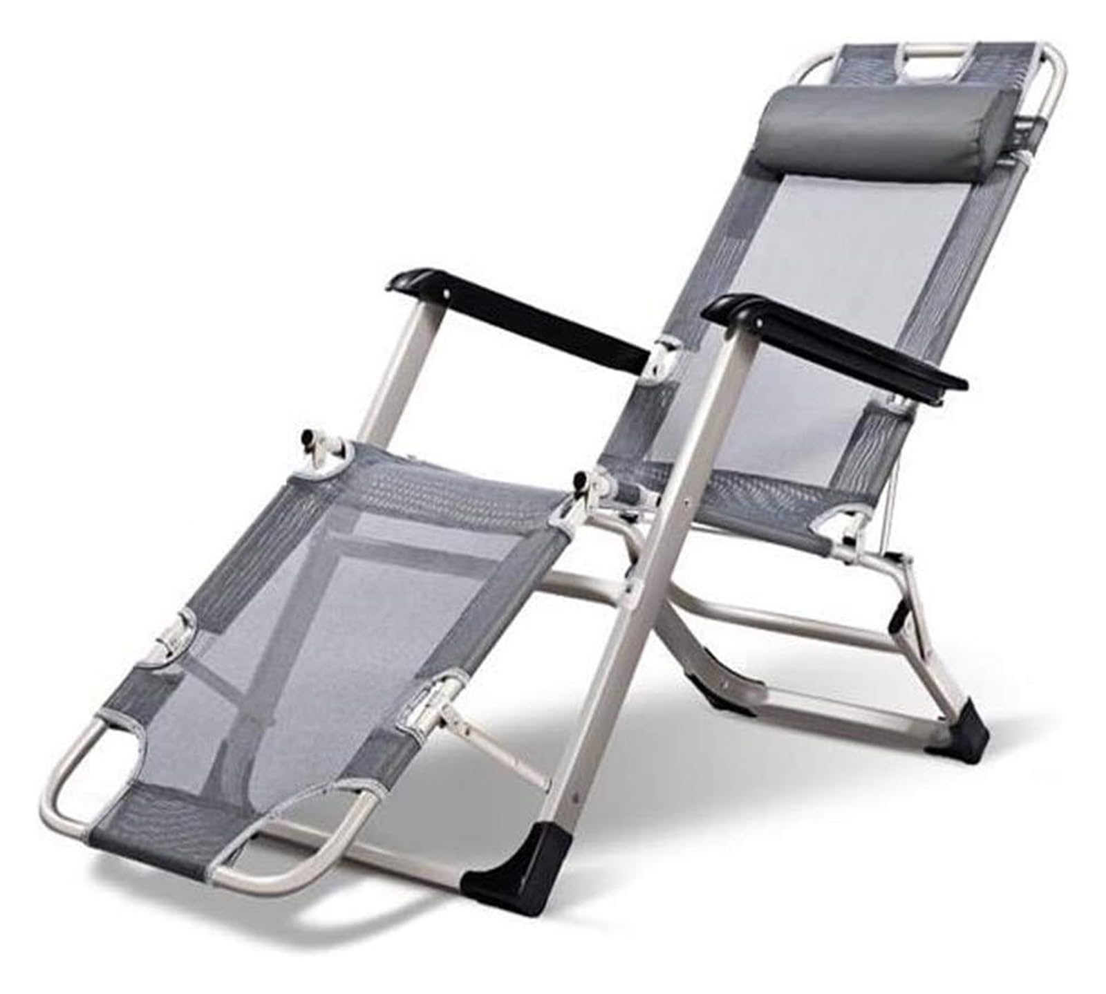 Chaise Longue Réglable Pliable avec Appui-Tête pour un Confort Absolu
