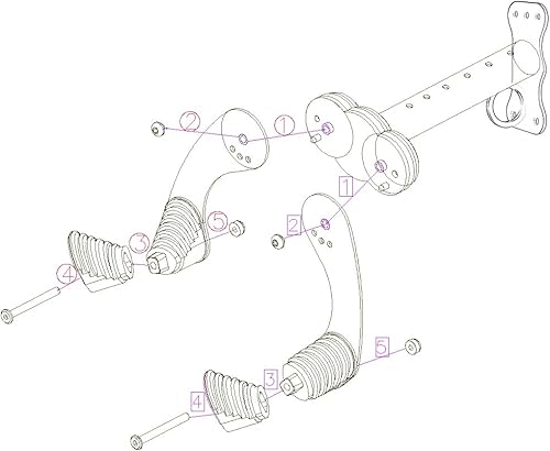 Miniatura 8 de Soporte de pared para bicicleta, colgador horizontal de pared para bicicleta en almacenamiento interior o garaje, soporte de bicicleta montado en la