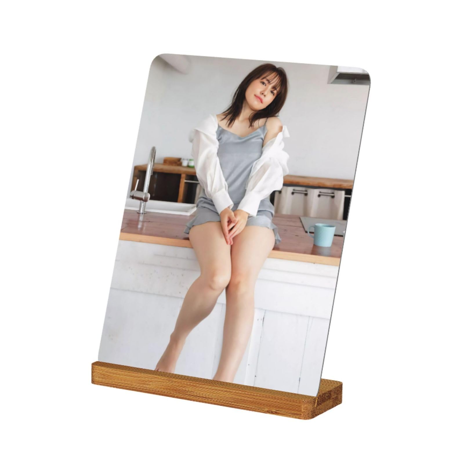 Amazon.co.jp: 磯山さやか 写真立て 写真フレーム L版 金属制 卓上