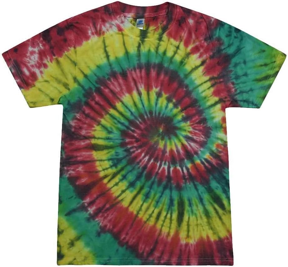 Colortone Vintage Wash Tie Dye T-Shirt for Women and Men - Image 4