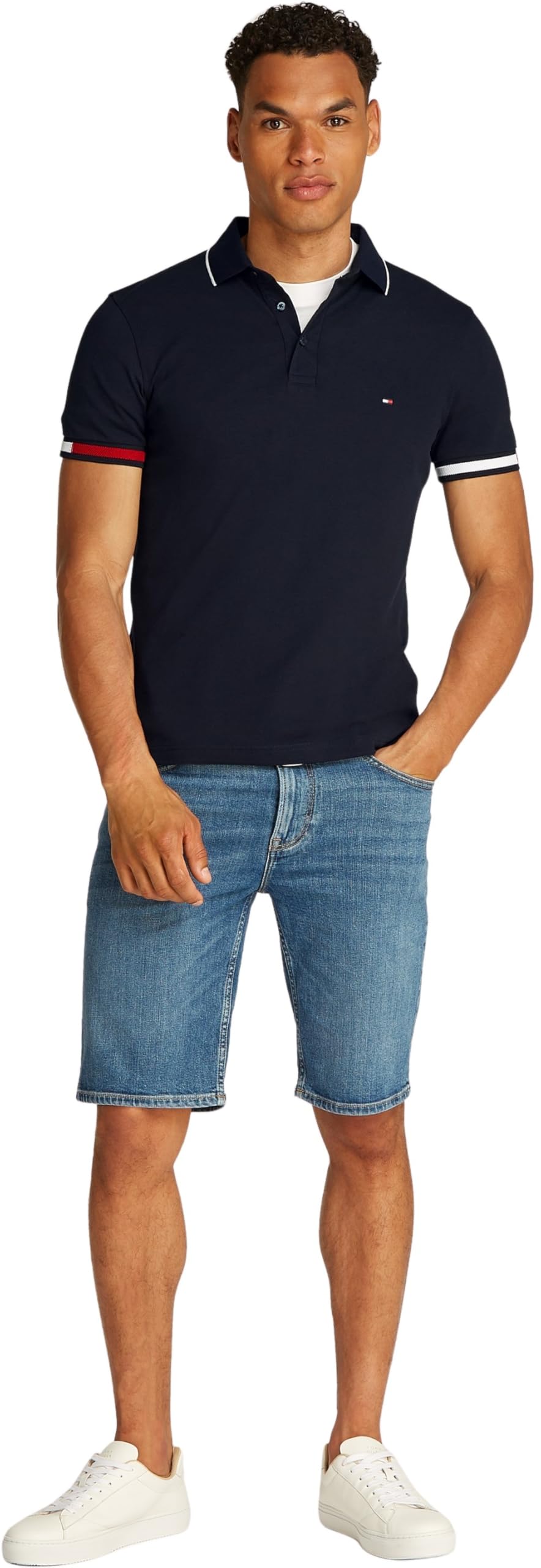 Tommy Hilfiger Polo a Maniche Corte MW0MW38458 - Uomo