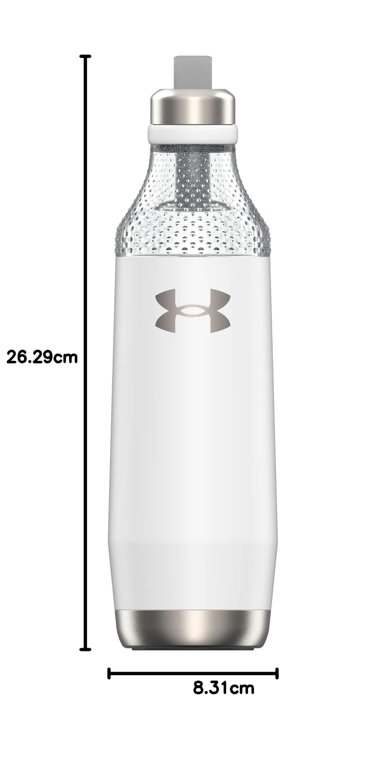 UNDER ARMOUR ホワイト Under Armour ColdGear Evo Compression Hybrid Mock L/S White