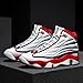 Men's Shoes Sports Shoes Running Shoes Trendy Men's Shoes Basketball Shoes Training Shoes Casual Sneakers (Red,9)