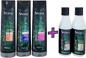 Kit Cronograma Capilar Linha SP'LUNA – Reconstrução + Nutrição + Hidratação (para todos os tipos de cabelo)