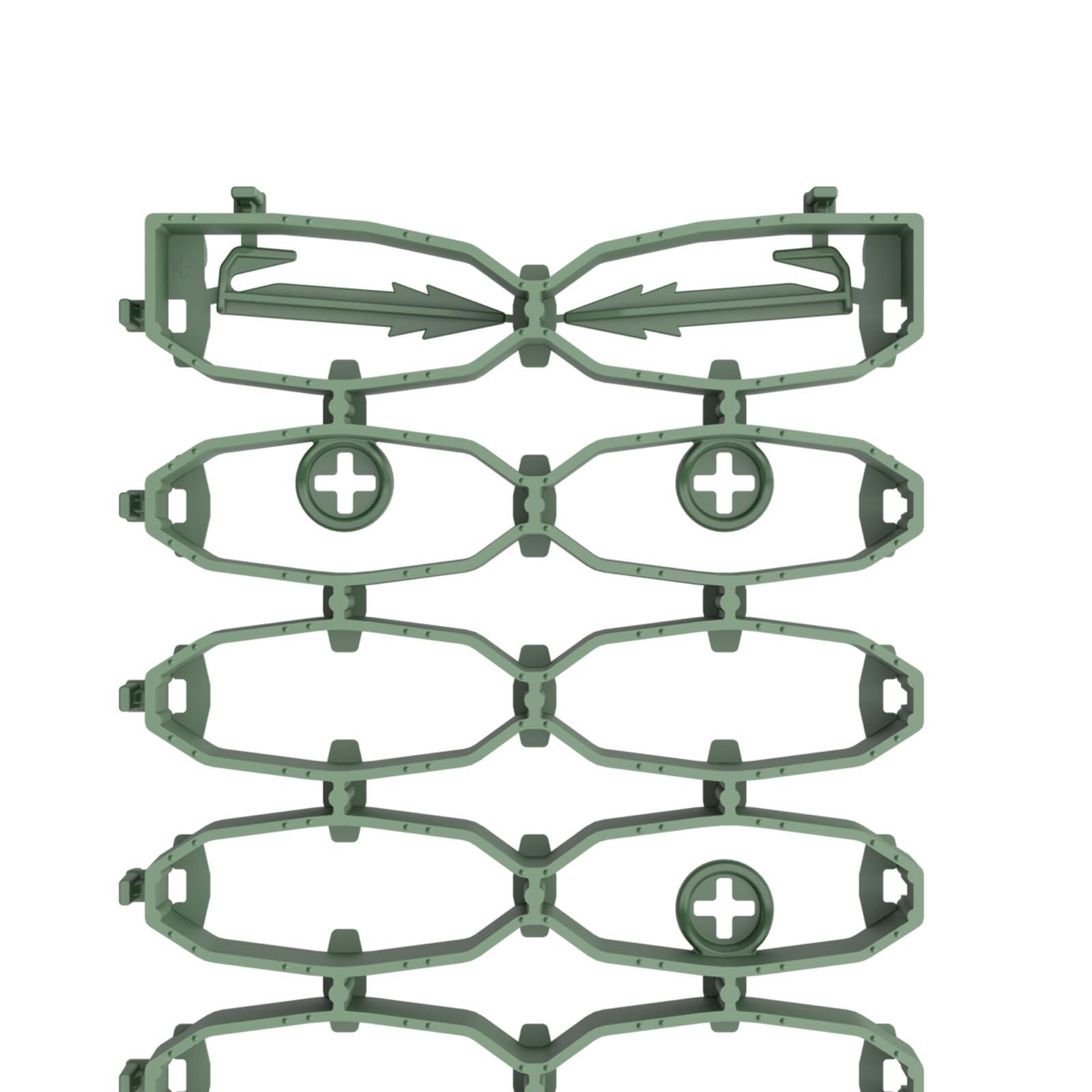 20er Set Rasengitter für Mähroboter Flexible Rasenkante aus Kunststoff Rasengittersteine Mähkante Rasenroboter Rasenkantensteine Rasenschutzgitter (grün)