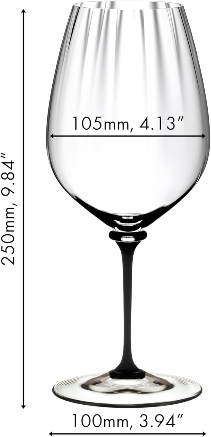 Riedel 4884/0 D Fatto A Mano Performance Cabernet Wine Glass, 29 oz, Clear