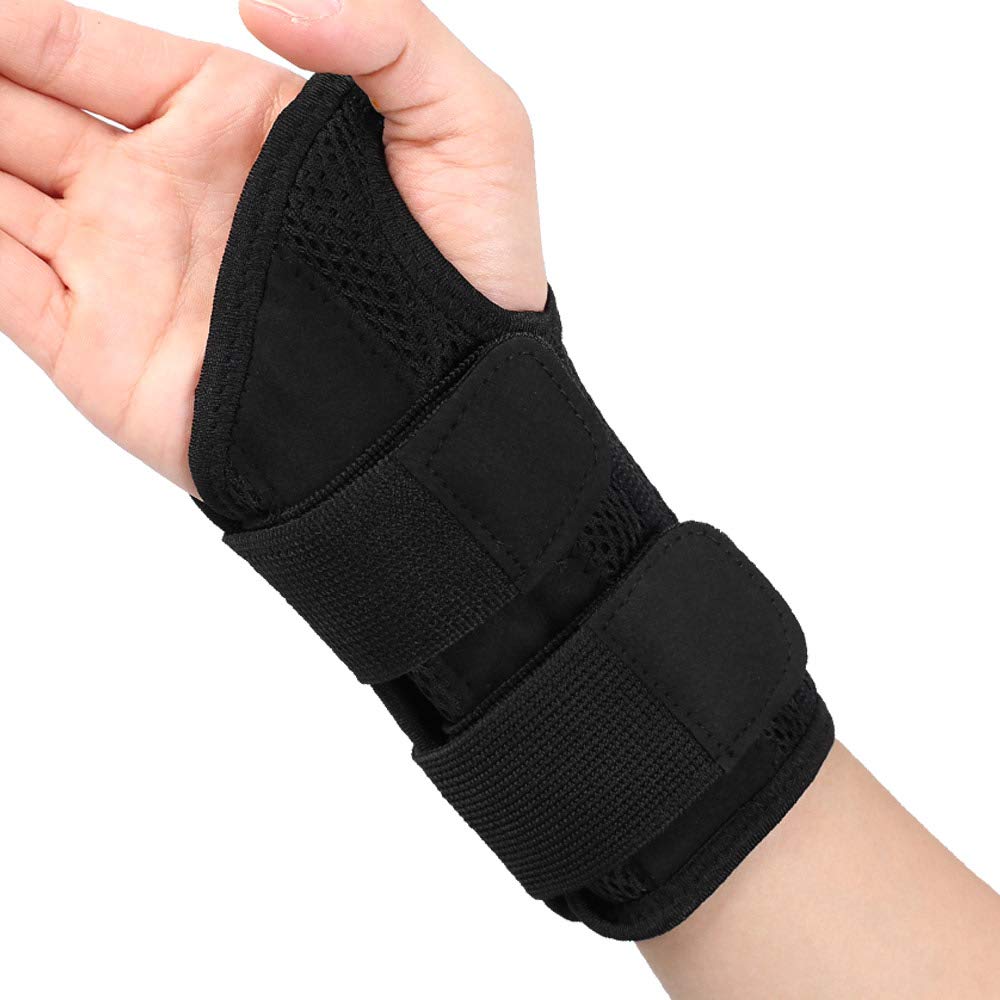 Wrist Braces Relief Wrist Joint Sports Sprain Carpal Tunnel Protector Night Day Wrist Splint Compression Hand Support Wrist for Men and Women (Right Hand)