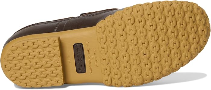 Мужские ботинки L.L.Bean Rubber Moc Slip-On, цвет: Чёрный — фото 7