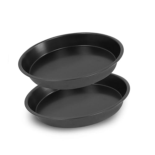 Kslong 2pcs Metal Pizza Plate For Oven Round Bake model