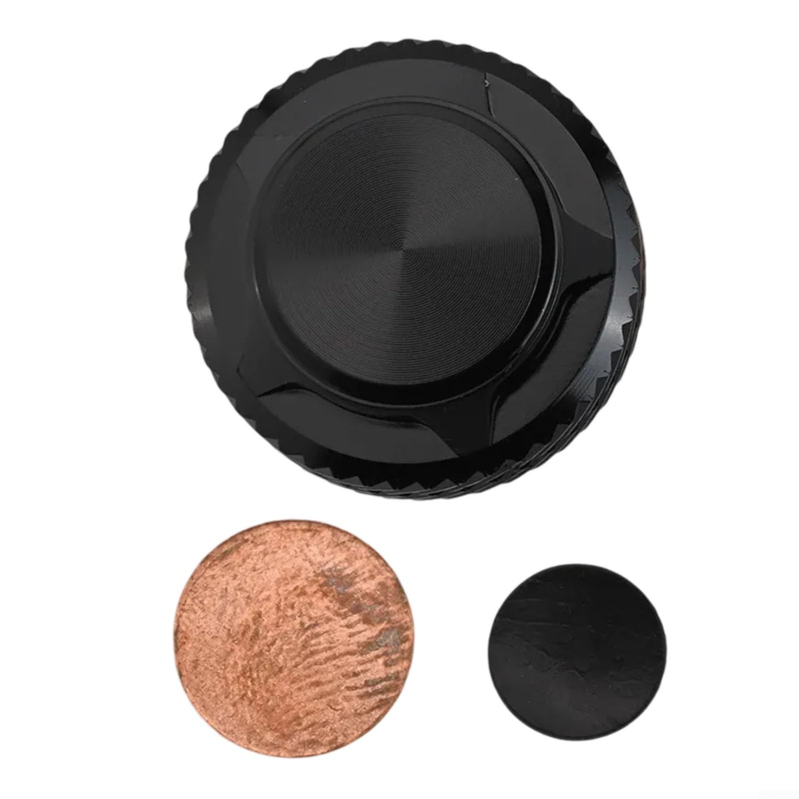 YJDOORPLAY Bouton de frein mécanique en aluminium pour moulinet de pêche Daiwa Tatula série 100 150 200 300 400 - Moulinet de lancer d'appât noir (19 pour TATULA 100 Noir)