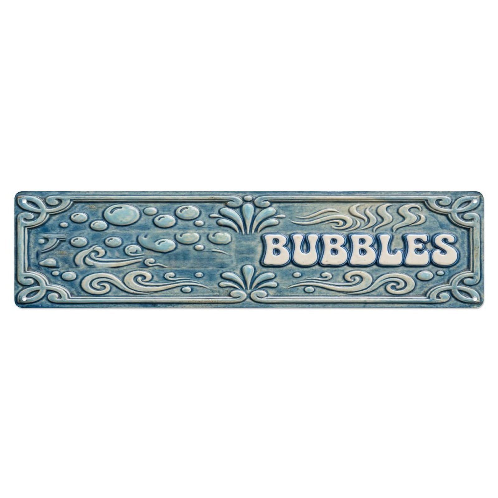 Metal Tin Sign Bubble Hot Tub