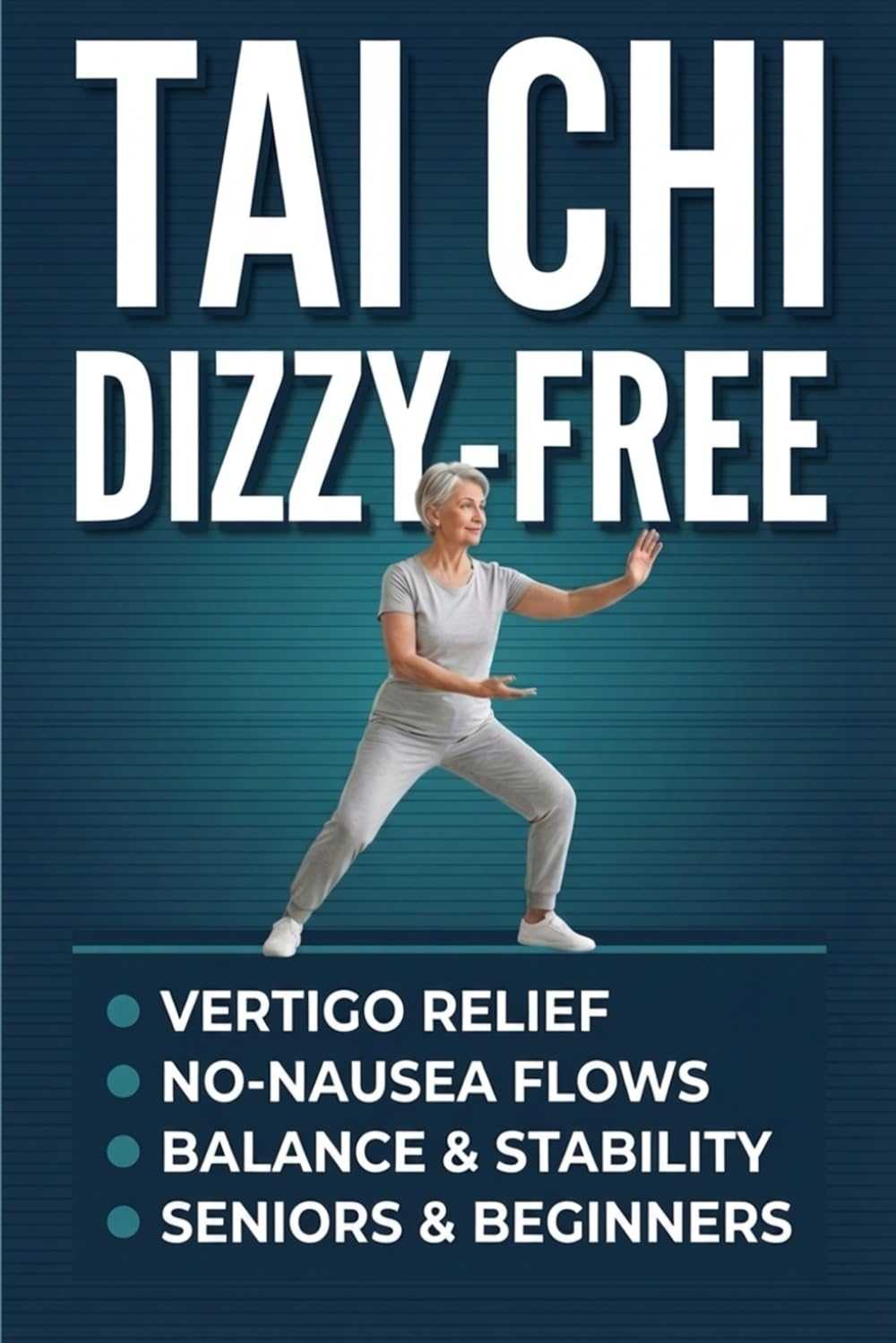TAI CHI DIZZY-FREE FOR SENIORS: Visual Guide to Vestibular Rehab & Inner Ear Health. Easy No-Nausea Flows for Vertigo Relief, Balance & Fall Prevention. Exercises for Seniors & Beginners