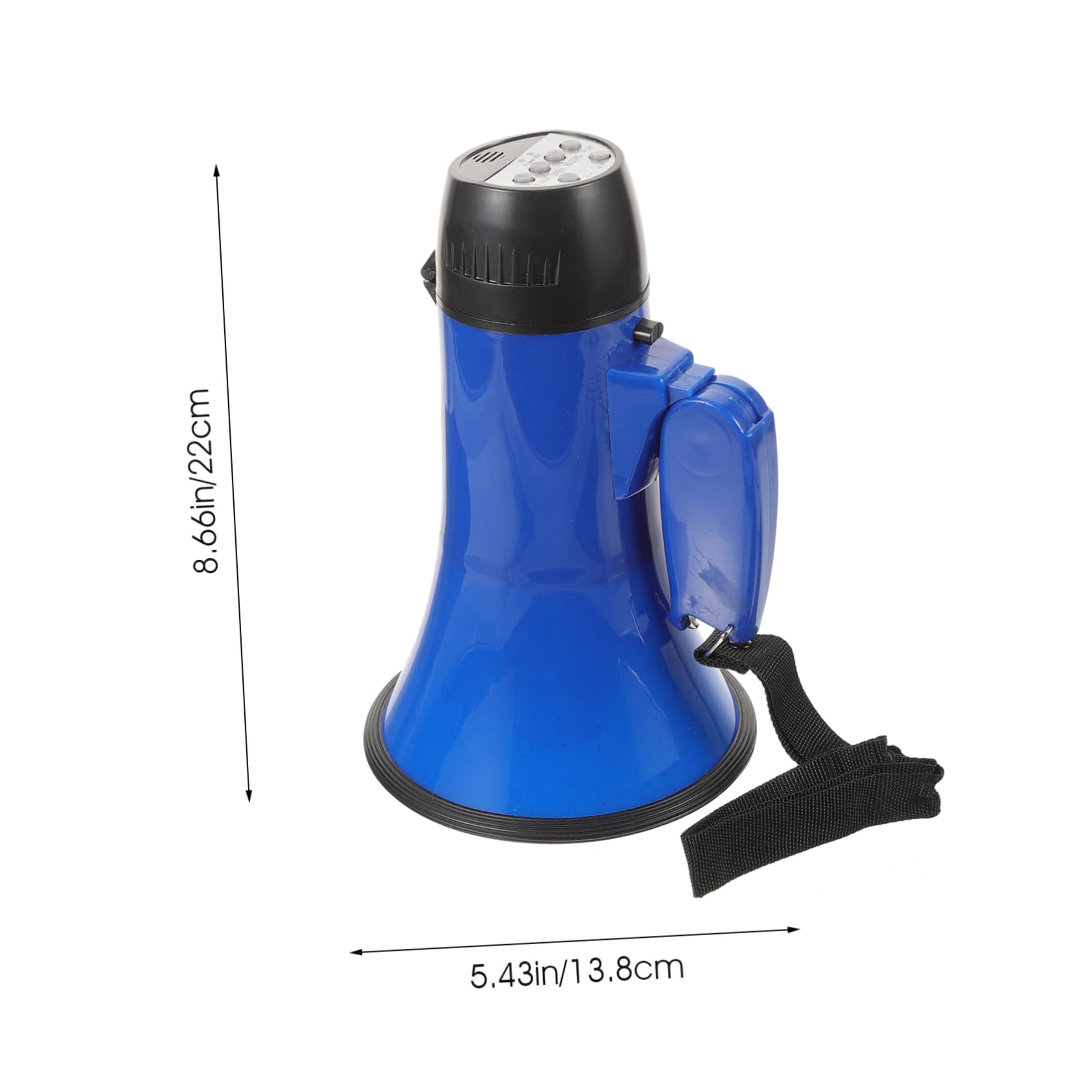 Mikinona Megáfono Portátil de Mano Rojo con Grabación Altavoz Amplificador de Voz Plegable Micrófono Integrado para Guías Turísticos y Color Aleatorio