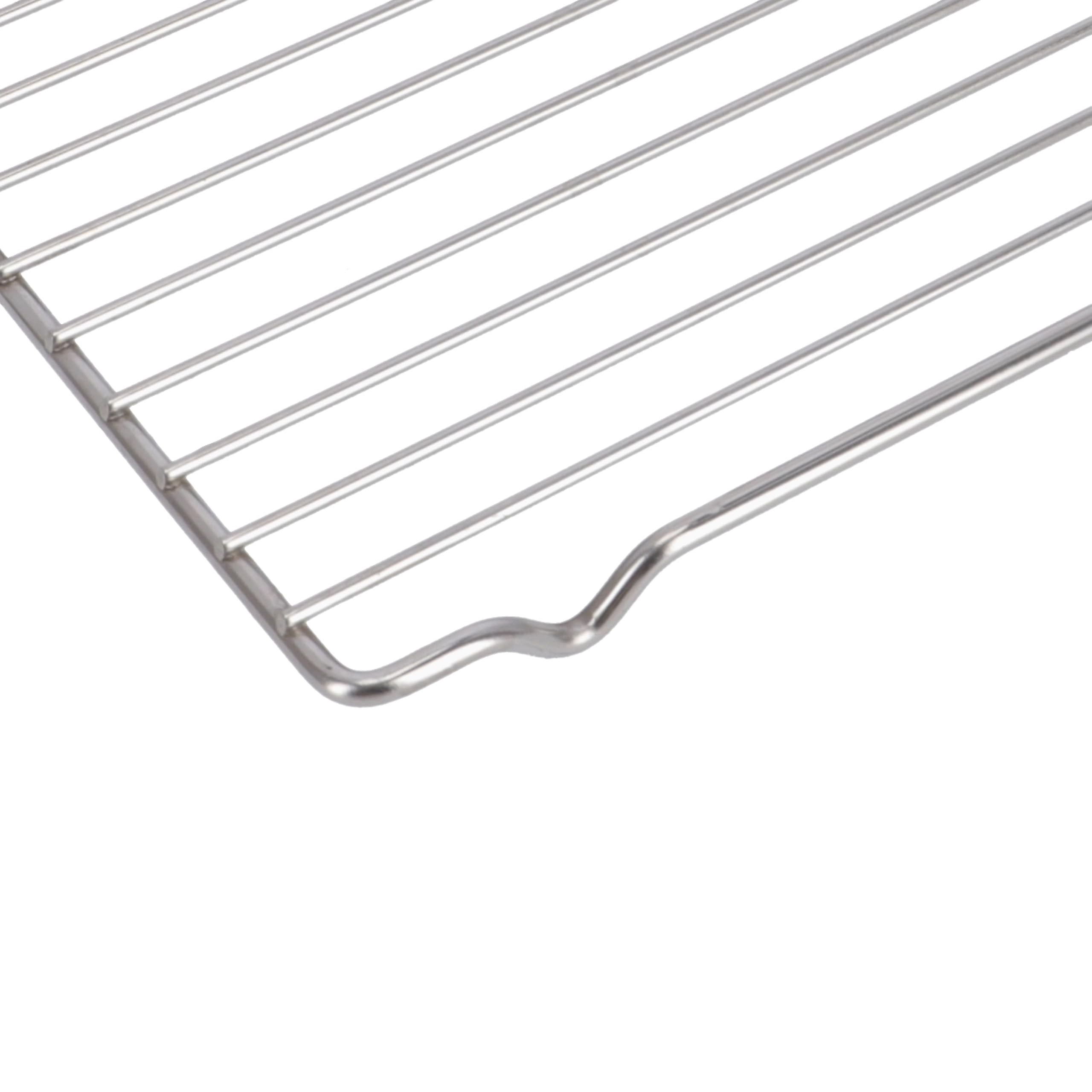 XGRILL | Griglia Rialzata 53x32,5 cm in Acciaio Inox con Piedini per Forno, Pasticceria e Raffreddamento Alimenti | Made in Italy