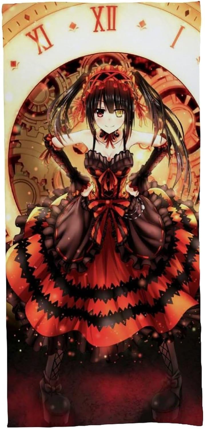 デート・ア・ライブ 時崎狂三 等身大布ポスター フェイスタオル Amazon｜バスタオル デート·ア·ライブ 時崎狂三 (1) 大判 ボディ