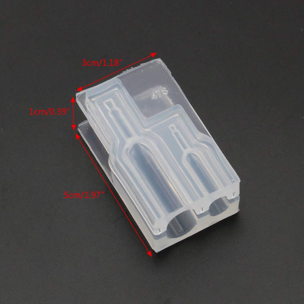 Stampo In Silicone Per Mini Bottiglie Di Vino 3D - Stampo Per Resina, Sapone, Candele E Pasta Di Zucchero