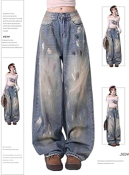パンツ 2000's archive paint design denim pants 2000´s archive