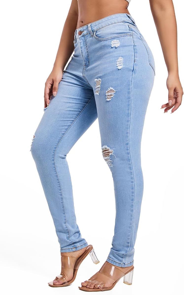 FISCLOSIN Women Colombian Design,Butt Lift,Sexy Skinny Jeans,Stretch Denim Pants - Image 4