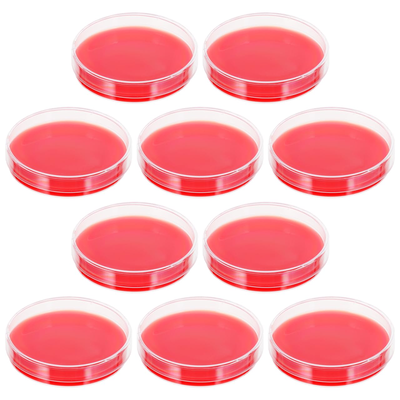 Mobestech 10 Piastre Agar Sangue 7Cm Piastra Di Petri Colombia Mezzo Di Coltura Con Sangue Defibrinato Per Microbiologia Diagnostica Batterica Laboratorio