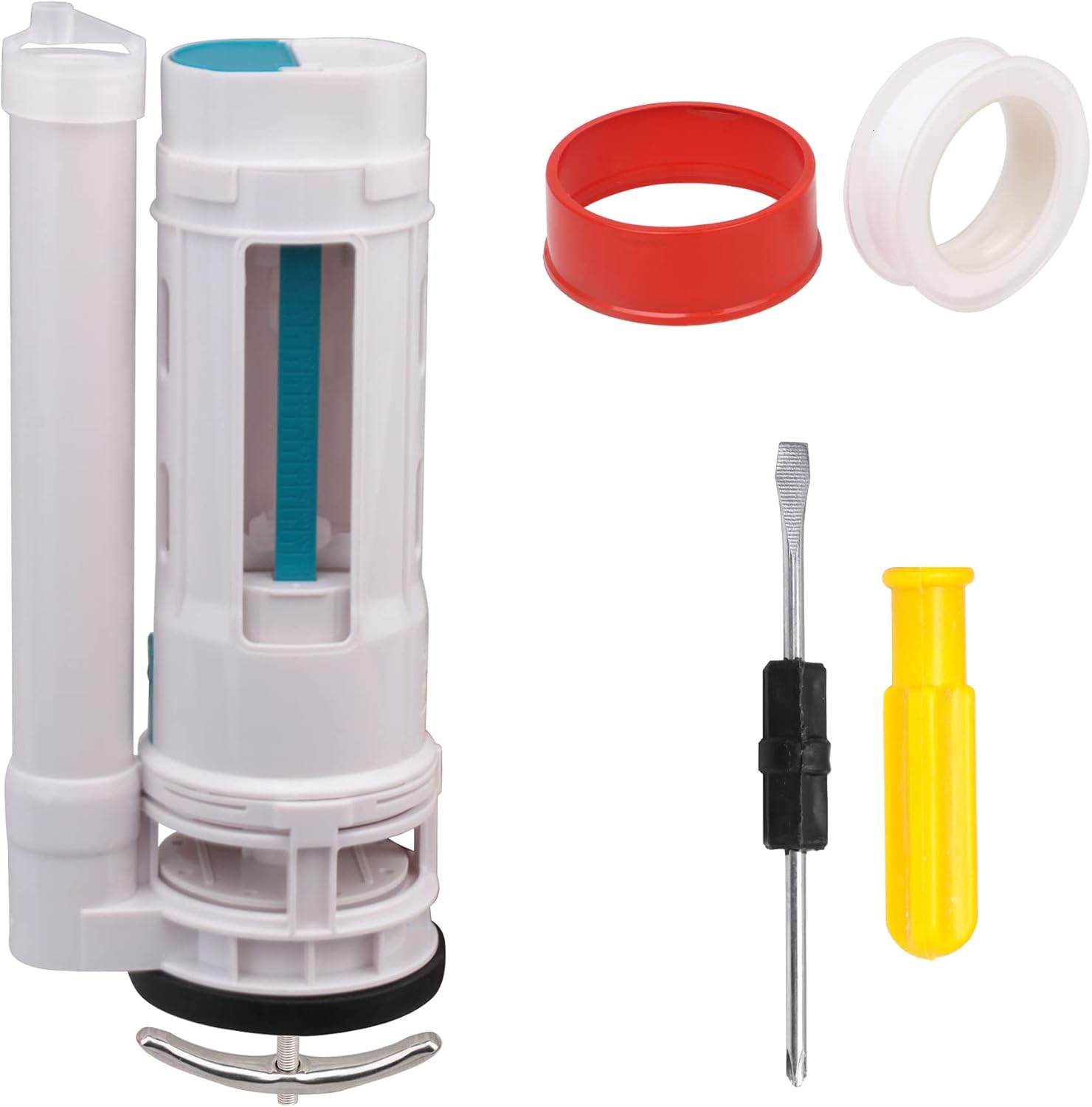 Universal Toilet Cistern Dual Flush Push Button Kit For 20mm 40mm 50mm - SPARES2GO