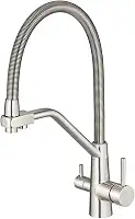 Torneira Monocomando Gourmet com Filtro Nassau Bela Metais Escovada