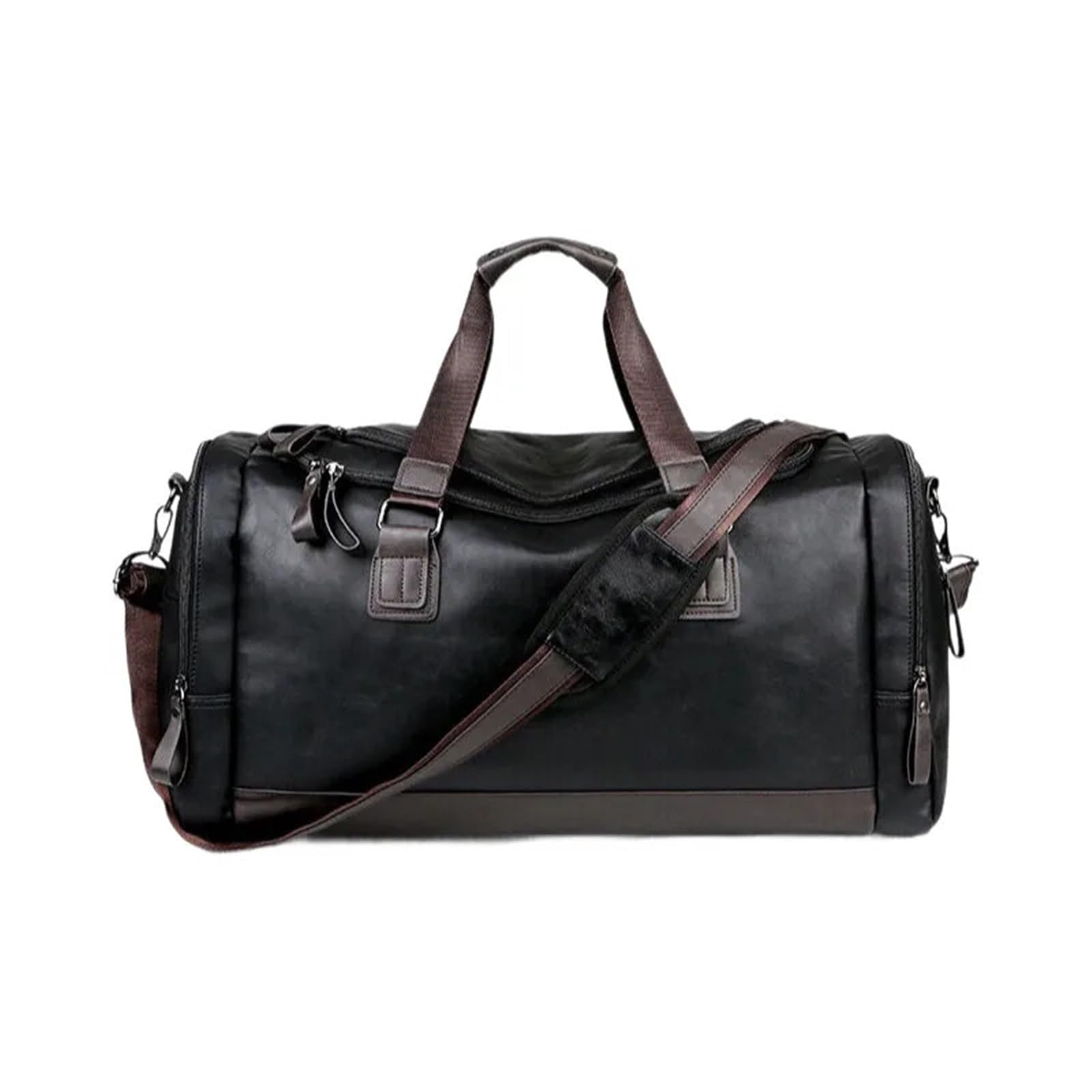 Borsa da Viaggio Borsone da viaggio in vera pelle scamosciata for uomo, grande capacità, borsone palestra for lavoro