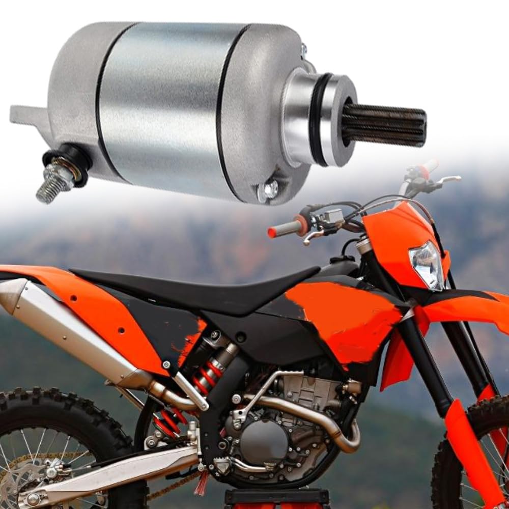 Baceyong Motorino di avviamento elettrico per moto, ricambio a 9 denti, compatibile con KTM 250 XC-F XCF-W 2007-2009 77040001000 20230608Y02