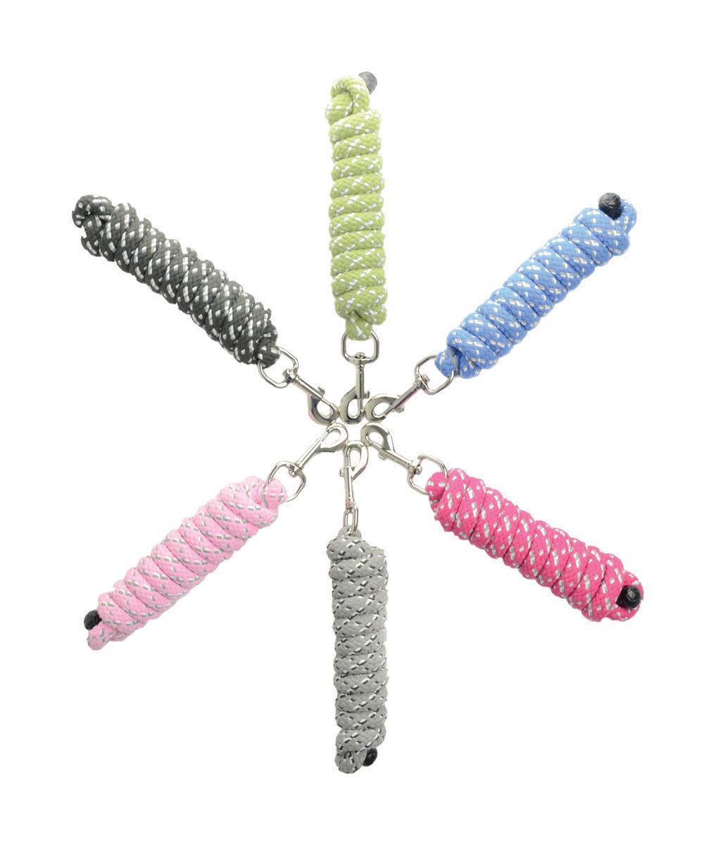 Hy Equestrian Hy Fleck Lead Rope - Neon /Neon /Hot - Orange/Green/Pink 2M